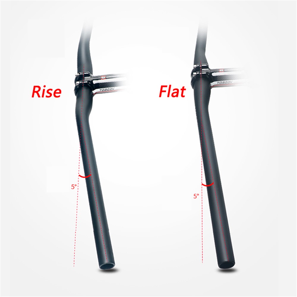 TOSEEK Full Carbon Fiber Handlebar Mountain Bike Bicycle Part 31.8mm - Rise Handlebar 580mm-3