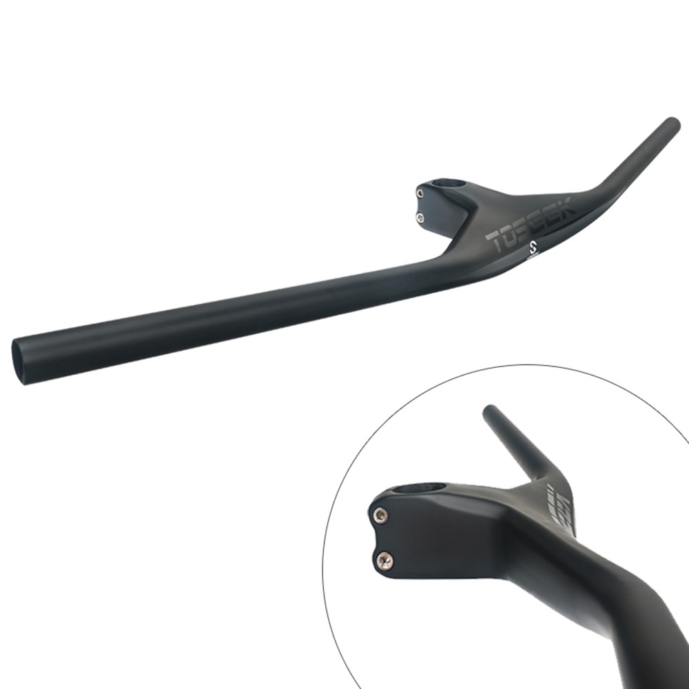 TOSEEK Lightweight One-Piece Full Carbon Fiber Handlebar (70*740mm)-1