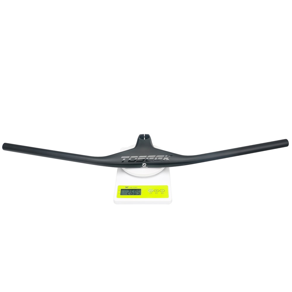TOSEEK Lightweight One-Piece Full Carbon Fiber Handlebar (70*740mm)-9
