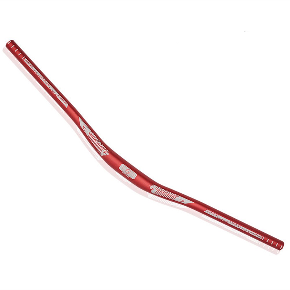 LUNJE XT-L021 MTB Bike Swallow Handlebar Bicycle Aluminum Alloy Mountain Road Bike Handle Bar - 31.8*720mm/Red-1