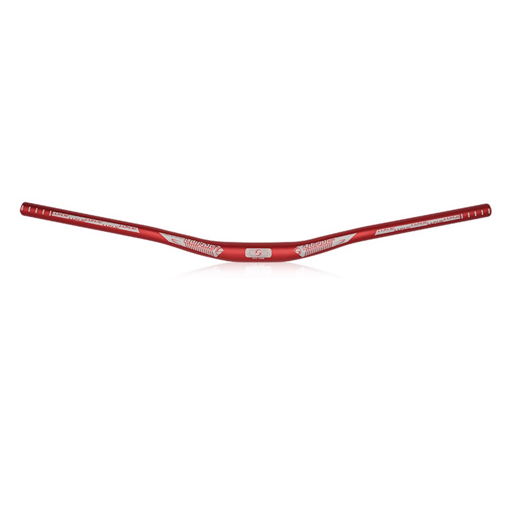 LUNJE XT-L021 MTB Bike Swallow Handlebar Bicycle Aluminum Alloy Mountain Road Bike Handle Bar - 31.8*720mm/Red-2