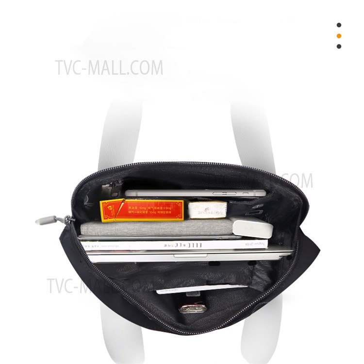 PICTET.FINO RH69 Ultra-thin Outdoor Sports Chest Bag Single Shoulder Bag with Earphone Hole - Black-3