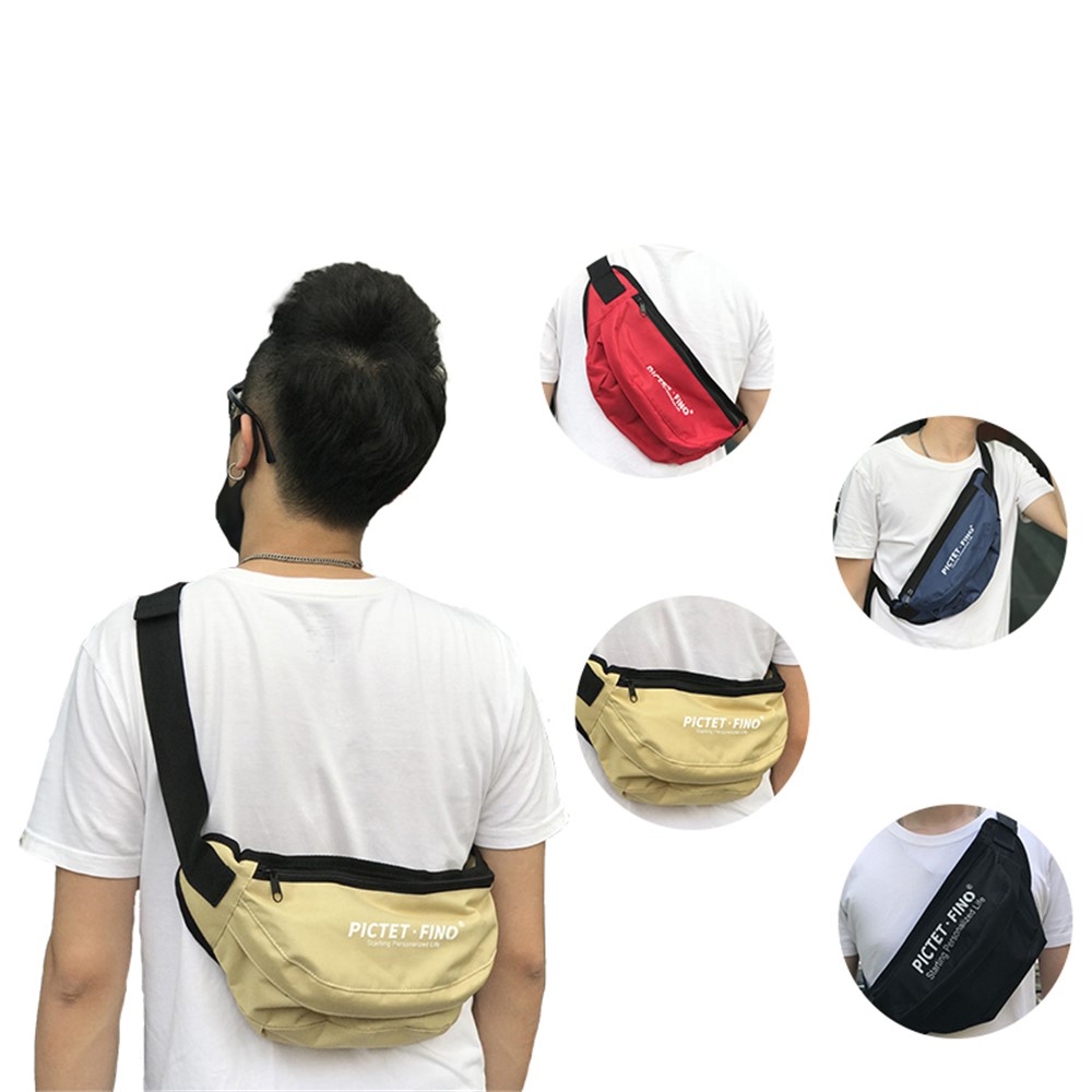 PICTET.FINO RH79 L Size Outdoor Sports Casual Chest Bag Single Shoulder Bag - Red-6