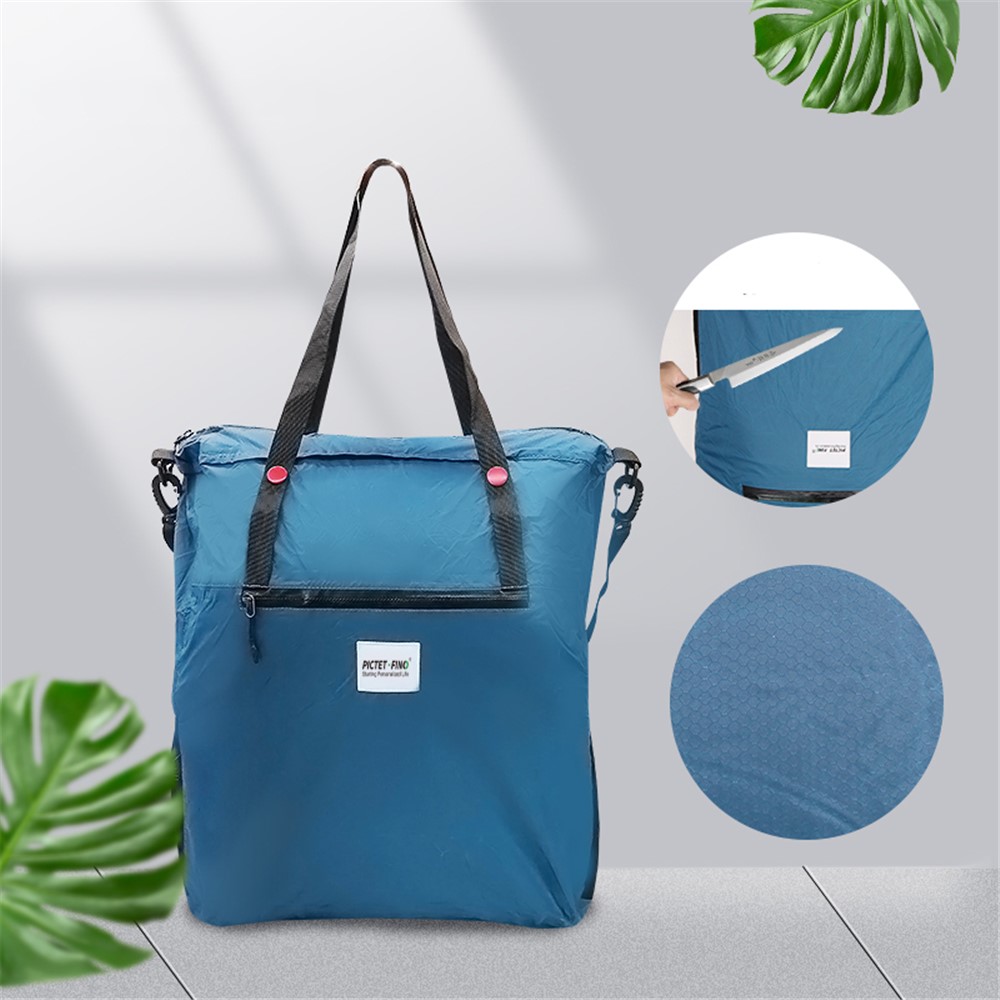 PICTET.FINO RH82 18L Lightweight Foldable Travel Tote Bag Single Shoulder Crossbody Bag - Blue-3