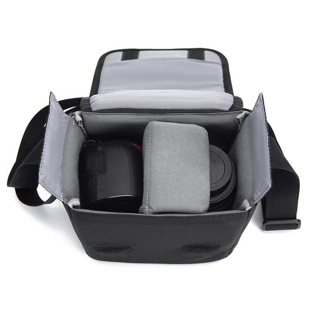 CADEN D52 Outdoor Photography SLR Camera Messenger Bag Water-resistant Carrying Bag - Black-2