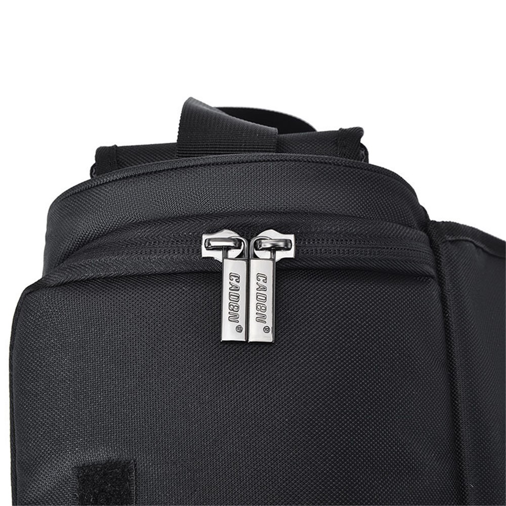 CADEN D27 Camera Shoulder Bag SLR DSLR Digital Camera Carrying Handbag Protection Case, Size: M - Black-7
