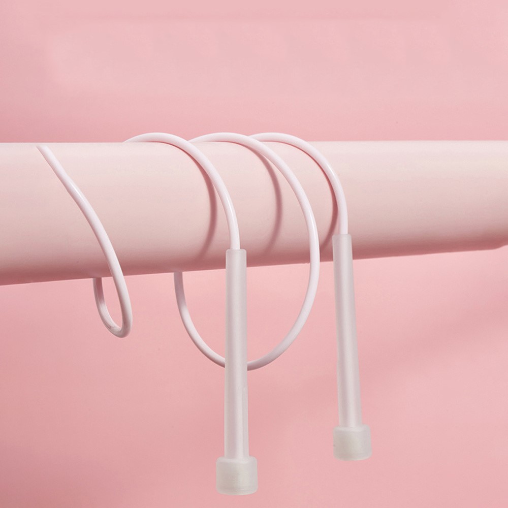 A8 Lightweight PVC Jump Rope with Slim Handles Skipping Rope for Workout Fitness - Pink-2