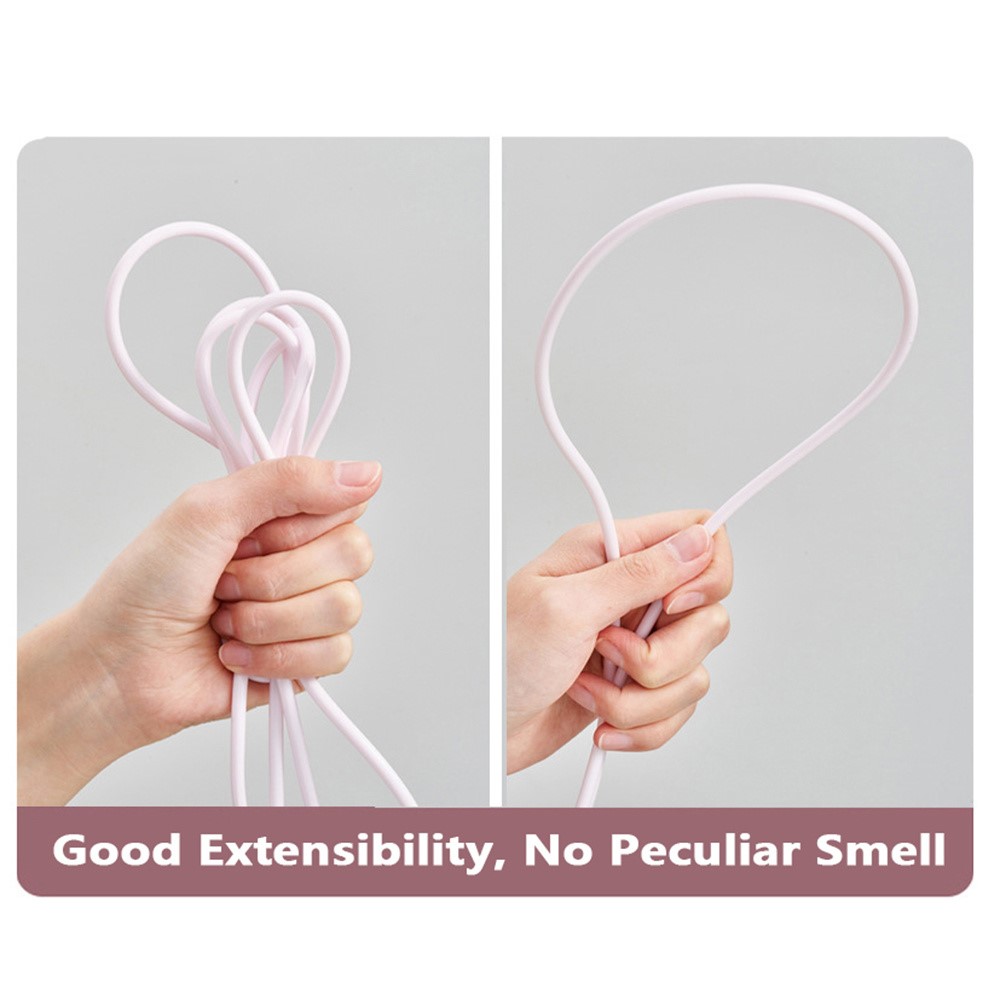 A8 Lightweight PVC Jump Rope with Slim Handles Skipping Rope for Workout Fitness - Pink-3