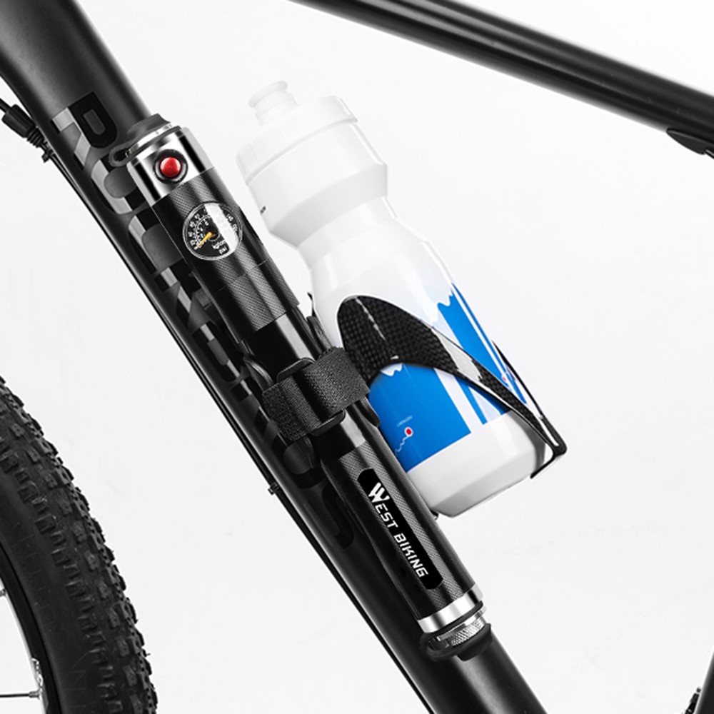 WEST BIKING Lightweight High-pressure Mini Pocket Inflator A/V and F/V Universal Inflation Pump-11