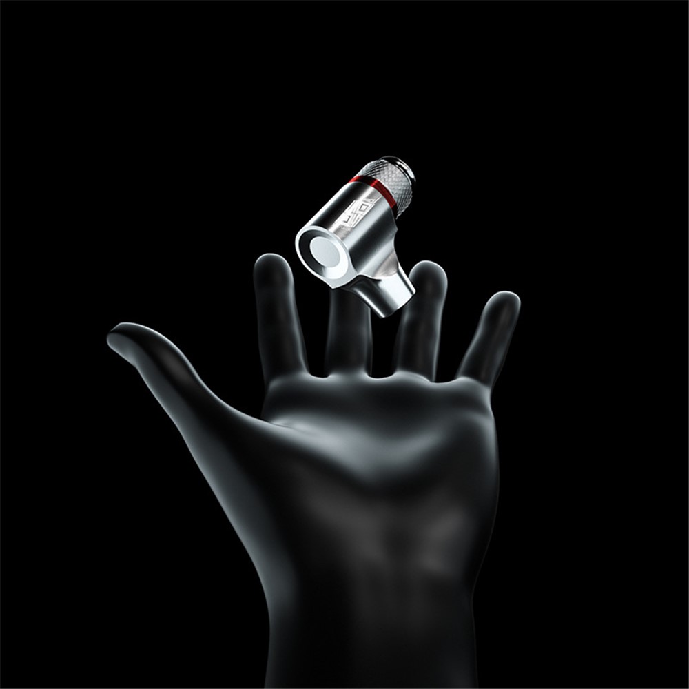 ENLEE Universal Bicycle Mini CO2 Pump Cartridge Nozzle Bike Fast Air Inflator Schrader/Presta Valve Nozzle - Silver-6