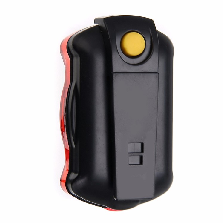 Mountain Bike 5-LED Front Lamp Black + Butterfly Tail Lamp Set-9