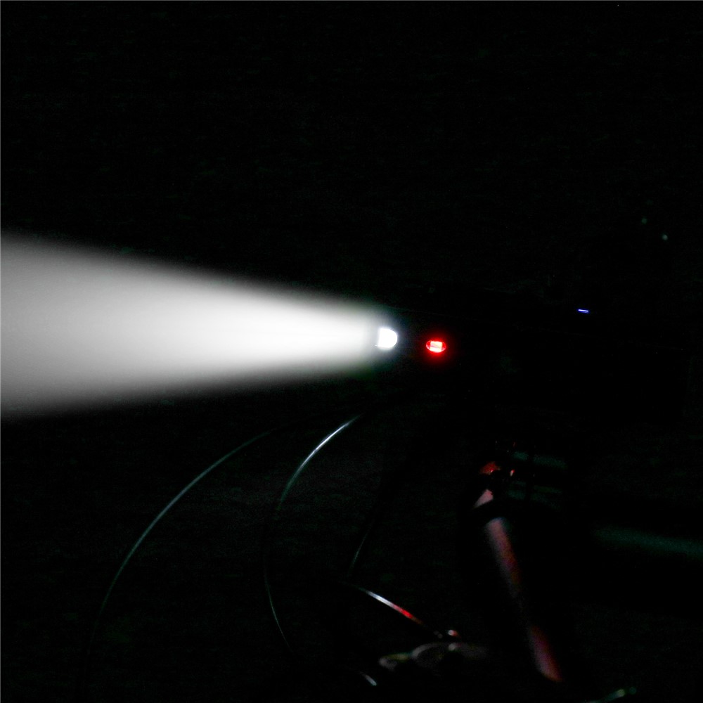WHEEL UP USB Rechargeable Bike Cycling LED Front Light 4 Modes Rainproof Bicycle Safety Light-5