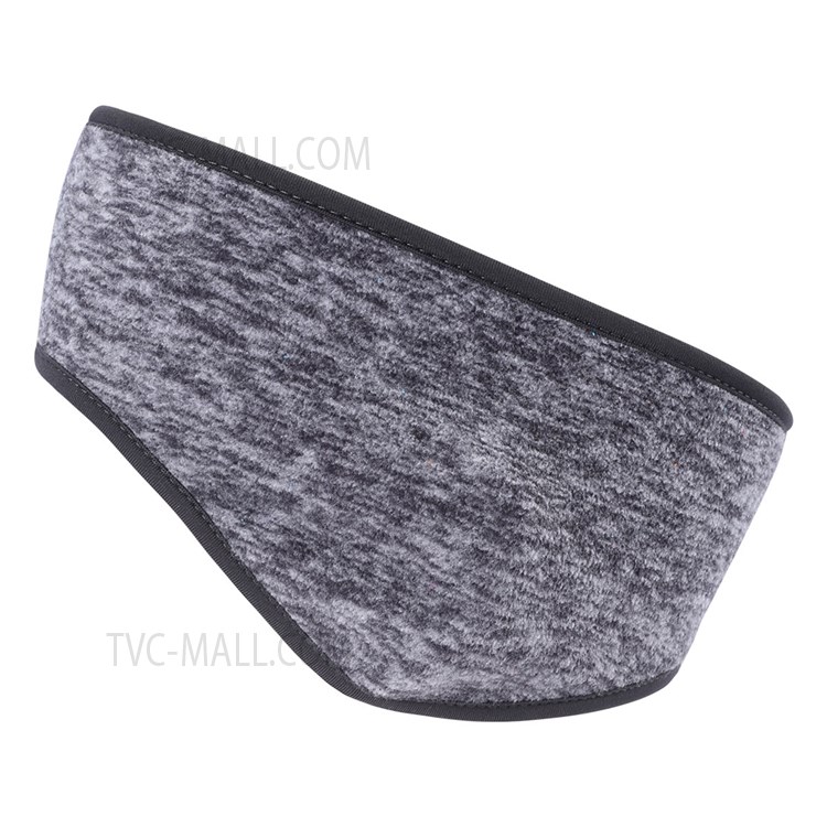 A57 Warm Windproof Ear Protection Headband Winter Unisex Outdoor Cycling Skiing Running Sports Elastic Earmuff Headgear - Grey-3
