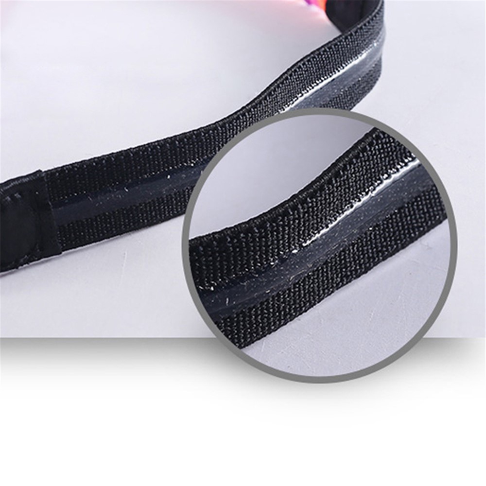 A8 Sports Running Yoga Fitness Braid Headband Unisex Non-Slip Plait Design Hair Band Sweatband - Orange/Blue-4