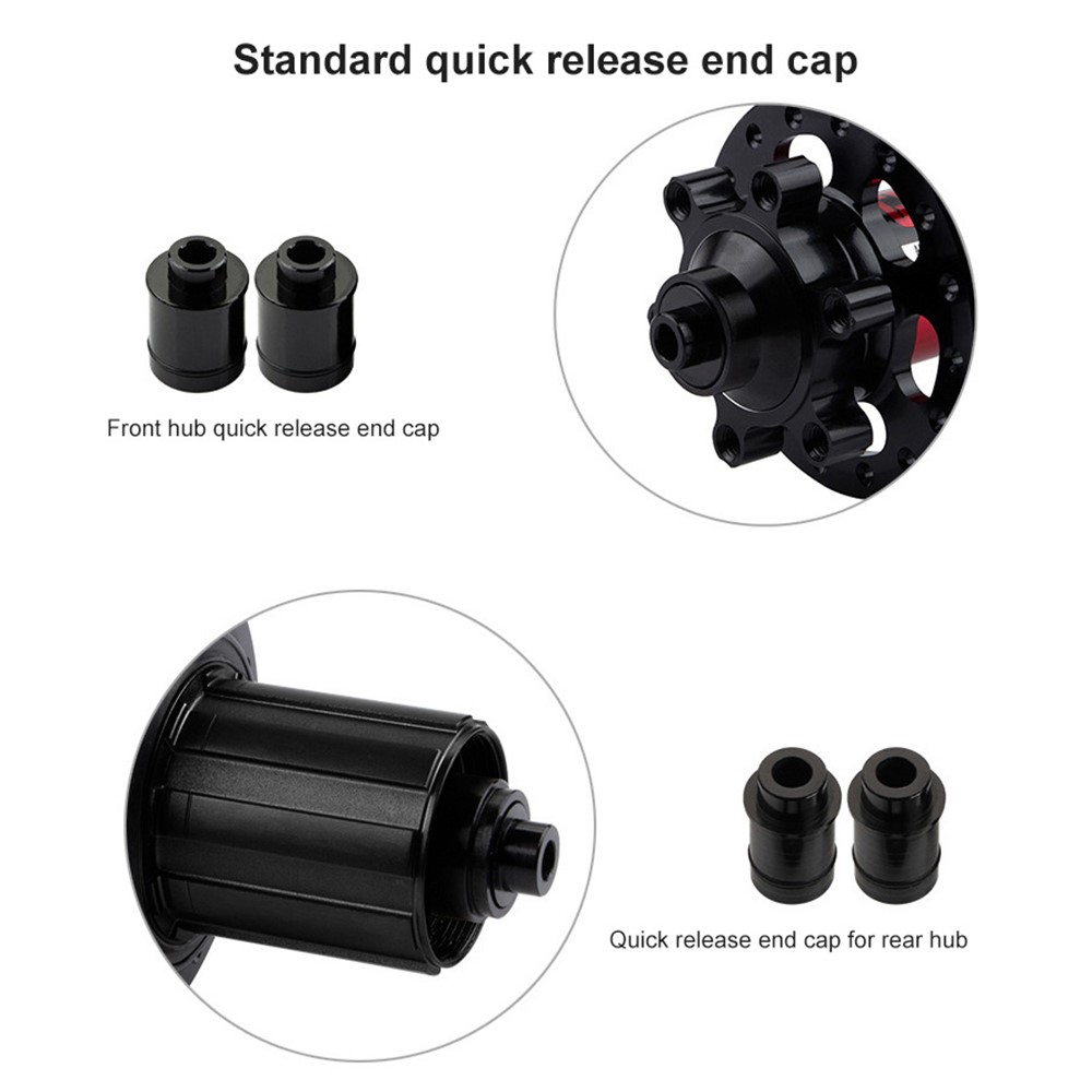 GUB 1351 Bicycle Hubs Sealed Bearing MTB Bike Front Rear Disc Brake Hubs with Quick Release Skewer Lever-5