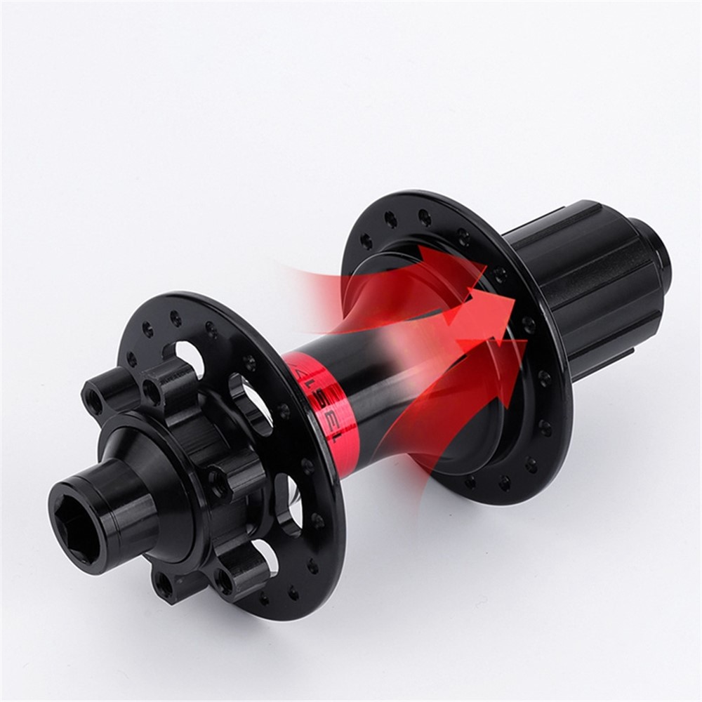 GUB 148-110 32-Hole Bicycle Bearing Hub Aluminum Alloy Ultra-Light Disc Brake Thru-Axle Front & Rear Hub Set for Bike MTB-8