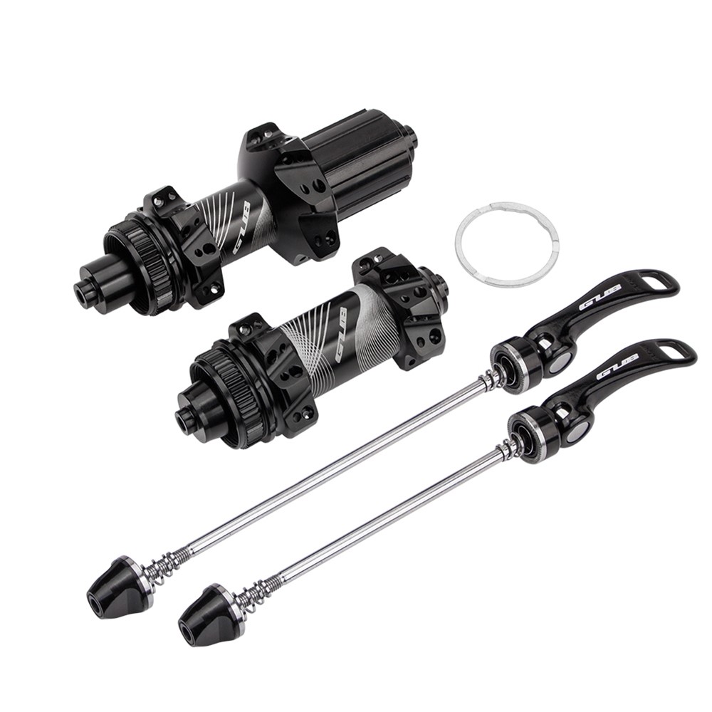 GUB 1531 MTB 28-Hole Quick Release and Axle Hub Set Aluminum Alloy Super-Light Disc Brake Thru-Axle Front & Rear Hub for Bicycle Bike-5