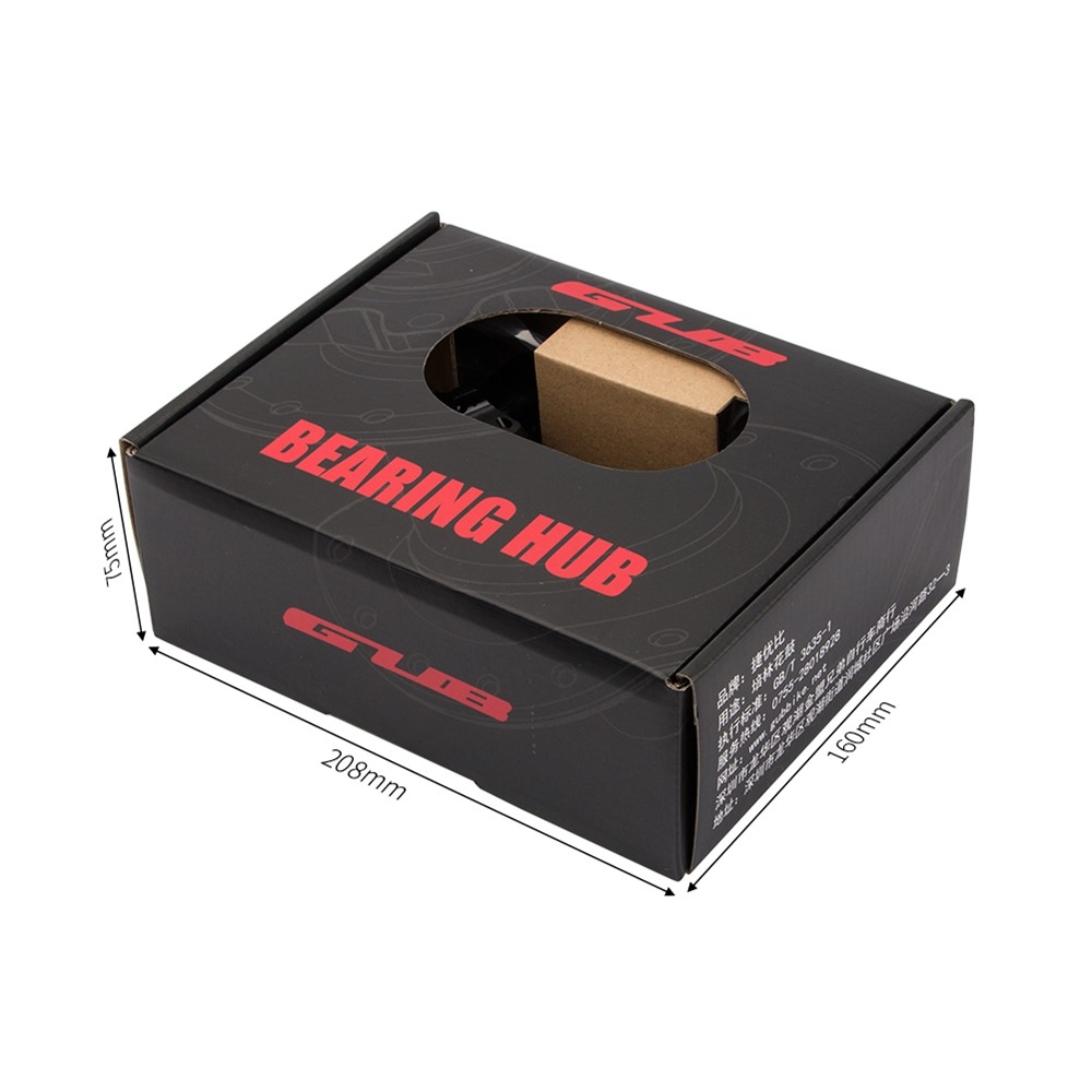 GUB 1531 28-Hole Bike Bearing Hub Set Aluminum Alloy Ultra-Light Disc Brake Thru-Axle Front & Rear Hub for Bicycle MTB-10