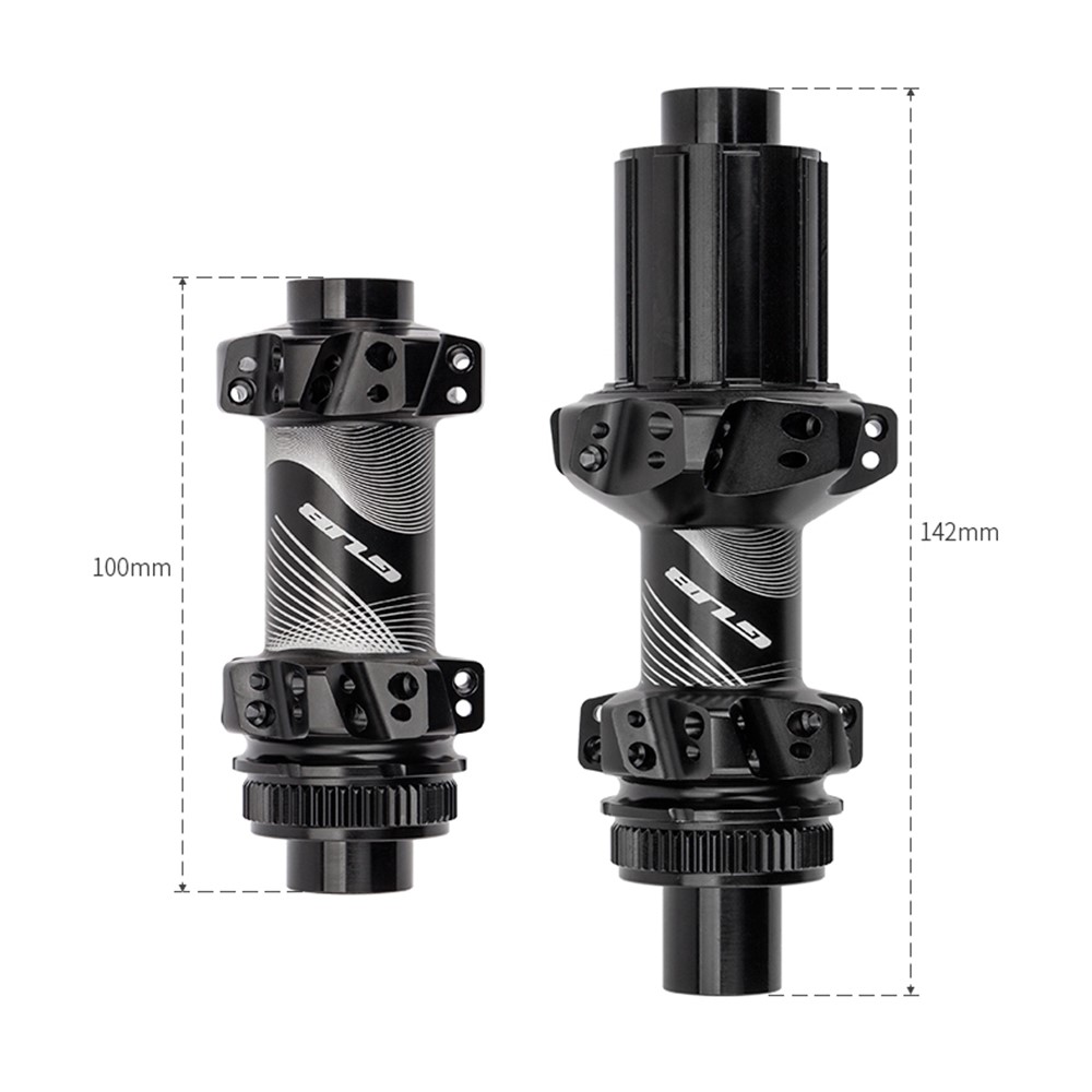GUB 1531 28-Hole Bike Bearing Hub Set Aluminum Alloy Ultra-Light Disc Brake Thru-Axle Front & Rear Hub for Bicycle MTB-9