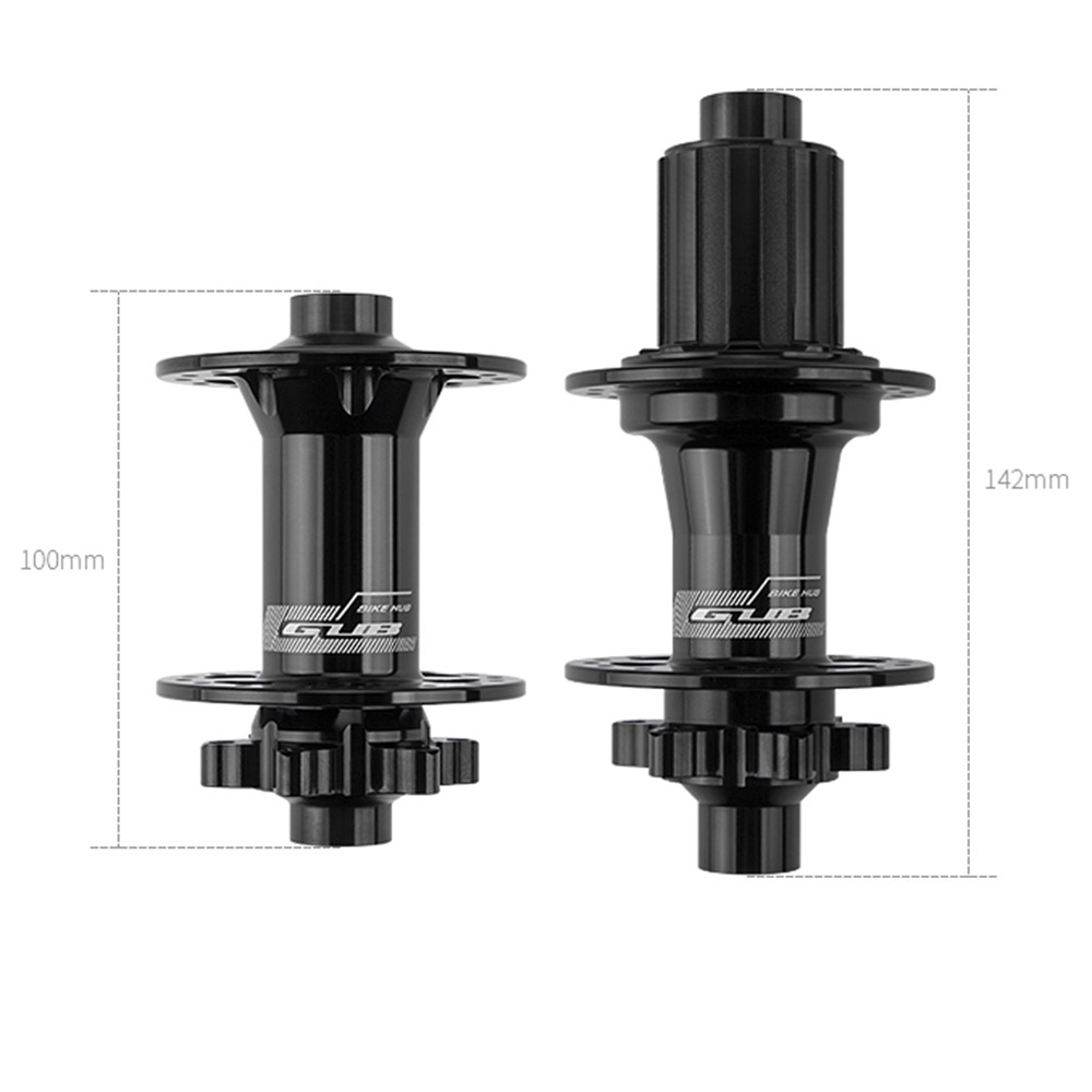 GUB 1281 MTB Aluminum Alloy 32-Hole Axle Hub Set Ultra-light Disc Brake Thru-Axle Front & Rear Hub for Outdoor Cycling Gear-6