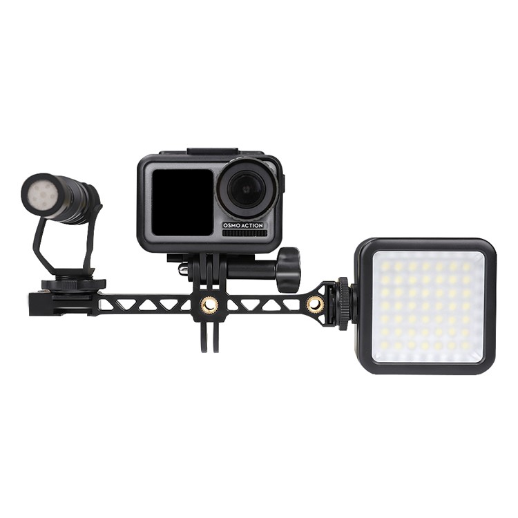RCSTQ Universal Cold Shoe Screw Interface Expansion Mount Rack Holder for OSMO Pocket Action Gopro Camera-2