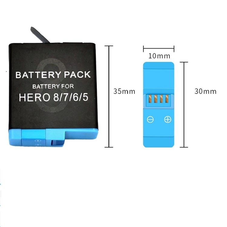 AHDBT-801 1220mAh Rechargeable Battery for GoPro Hero 8/7/6/5 Camera-9