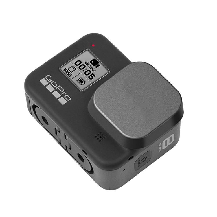 Capa Protetora Lente De Silicone Com O Copo De Sucção Para Gopro Herói 8 Câmara Acção Preto-7