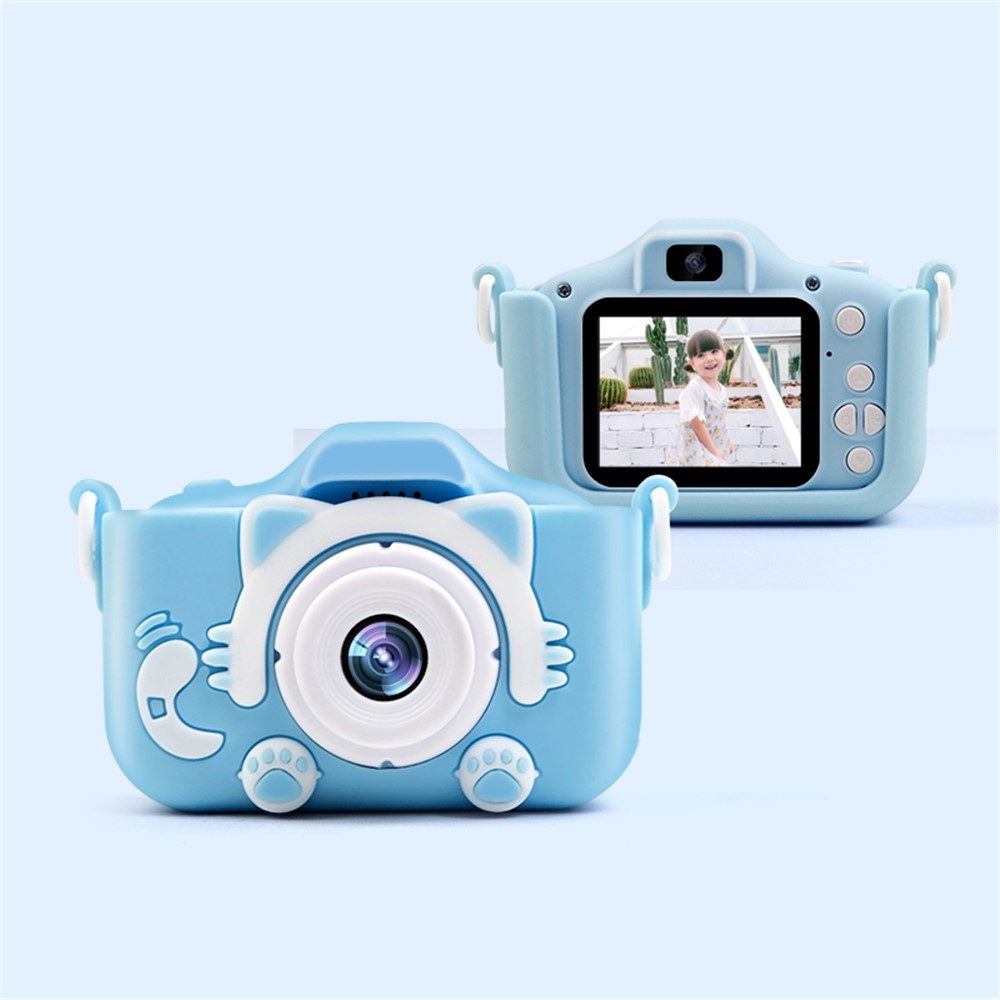 X2c Da 2.0 Pollici A Schermo Bambini Fotocamera Digitale Gioco 1080P Il Video Per Bambini Con La Batteria 400mAh - Blu-6