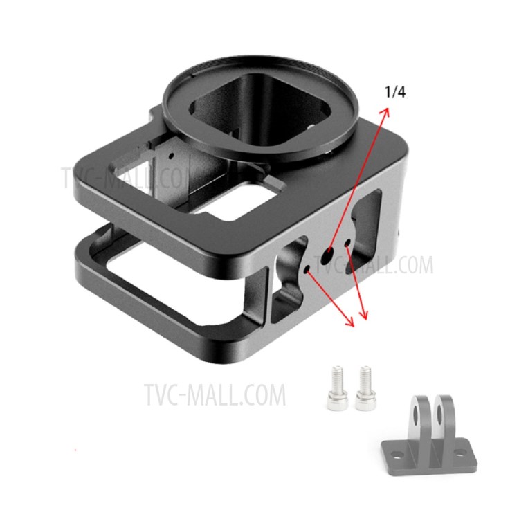 TELESIN Thickened Aluminum Alloy Housing Case Shell for GoPro Hero 9-10