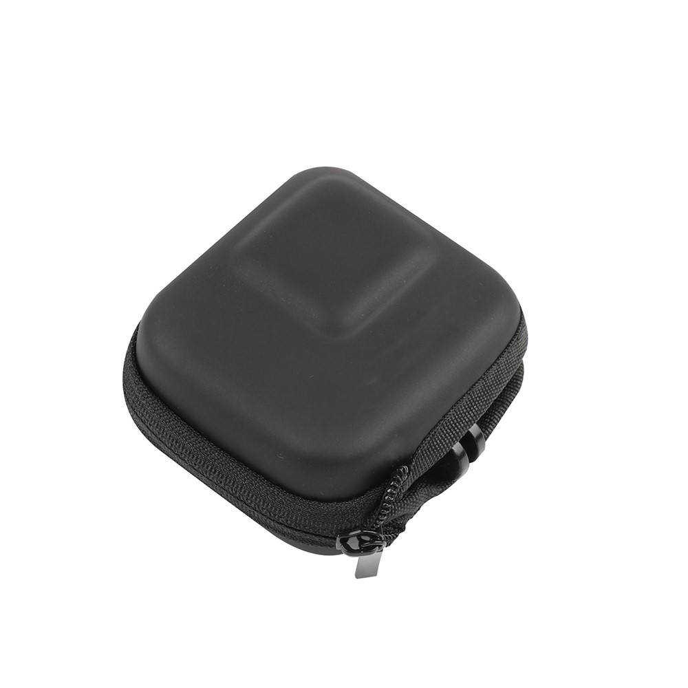 Caja De Almacenamiento Con Cremallera Medio Abierta Mini EVA Acción Cámara Contenedor Para Telesin Gopro Hero9 Accesorios De Cámara Negra-7