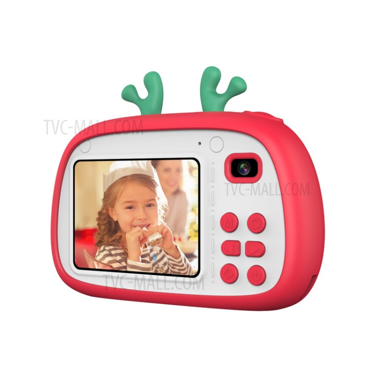 A9 Cartoon Christmas Style 2.4-inch HD Display 18MP Children Mini Camera-2