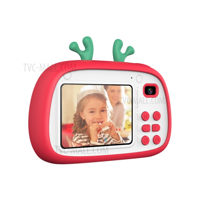 A9 Cartoon Christmas Style 2.4-inch HD Display 18MP Children Mini Camera-5