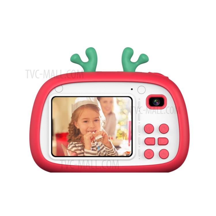 A9 Cartoon Christmas Style 2.4-inch HD Display 18MP Children Mini Camera-6