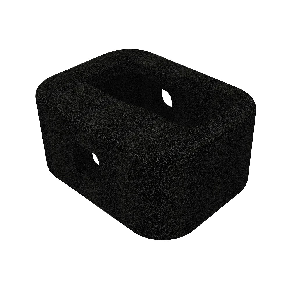 Cas Mousse De Boîtier De Pare-brise Pour Héros Gopro 9 Noir-7