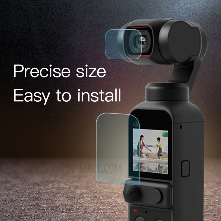 RCGeek 3pcs Lens + LCD Protector De Pantalla De Vidrio Templado Para DJI Osmo Pocket 2-7
