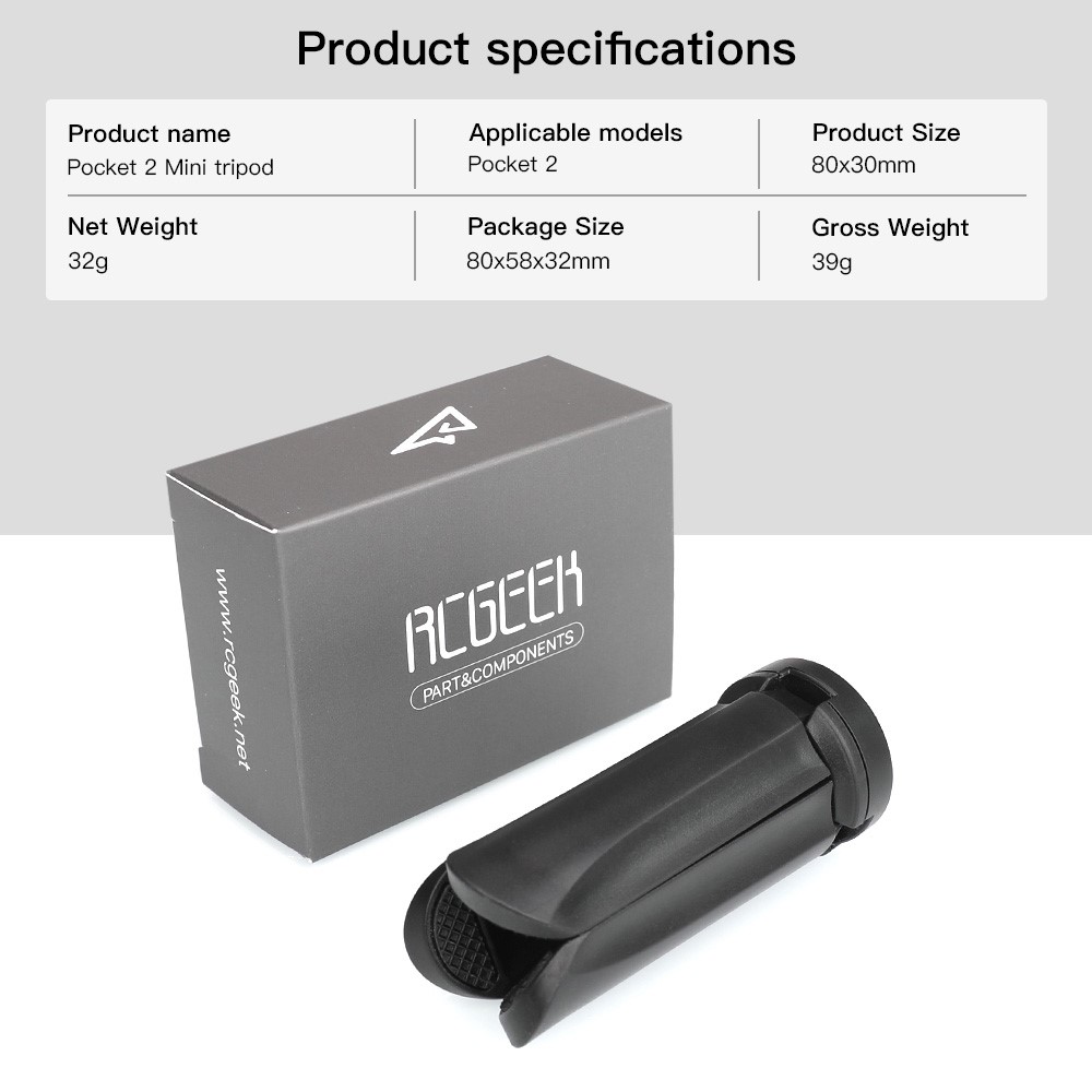 RCSTQ Mini Tripod Stand for DJI Osmo Pocket 1 2-8