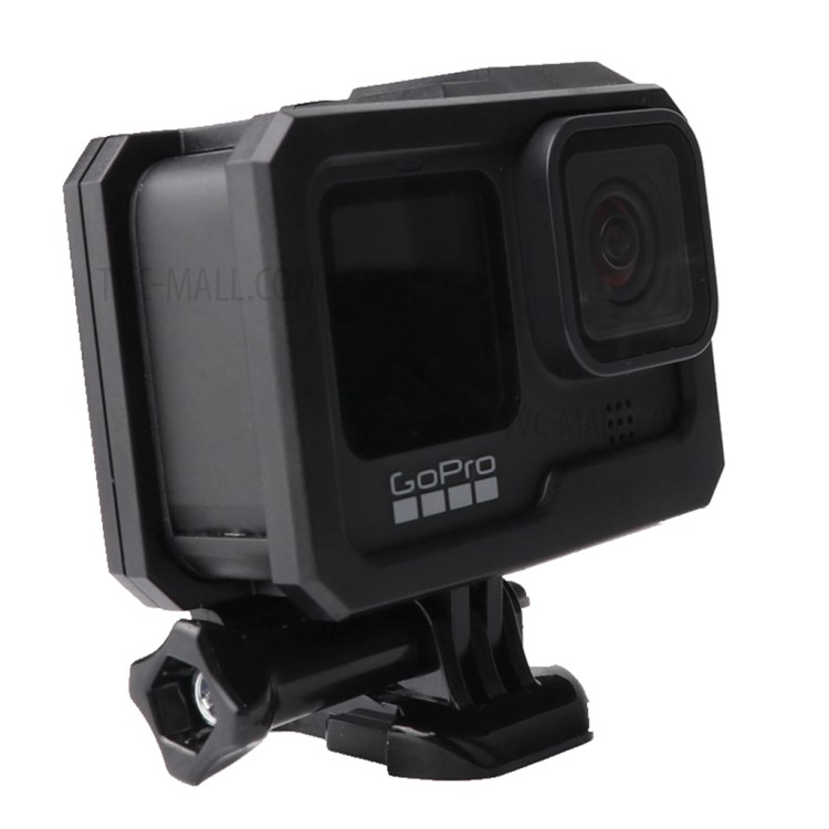 GoPro Hero9 Black AT1168 Housing Case Plastic Frame Anti-fall Protective Shell Cover (With 1 Hot-shoe Interface)-2