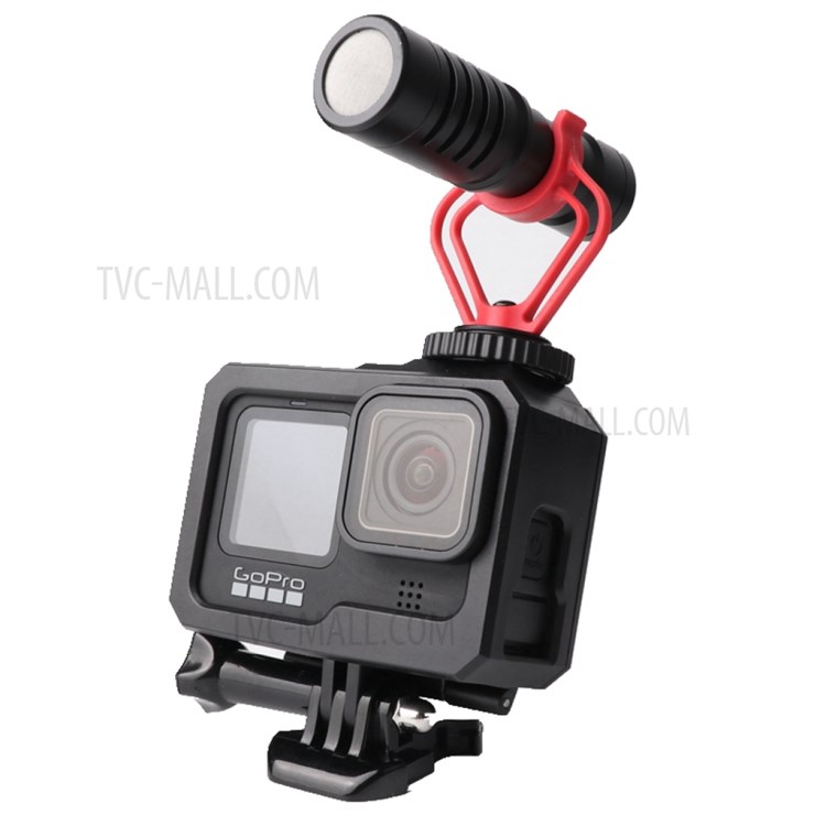 GoPro Hero9 Black AT1168 Housing Case Plastic Frame Anti-fall Protective Shell Cover (With 1 Hot-shoe Interface)-7