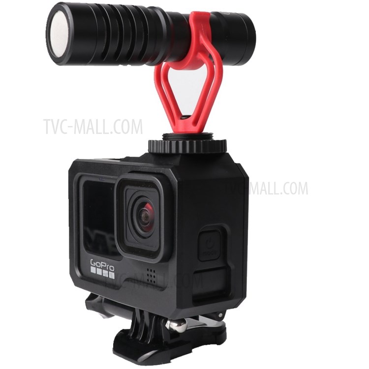 GoPro Hero9 Black AT1168 Housing Case Plastic Frame Anti-fall Protective Shell Cover (With 1 Hot-shoe Interface)-8