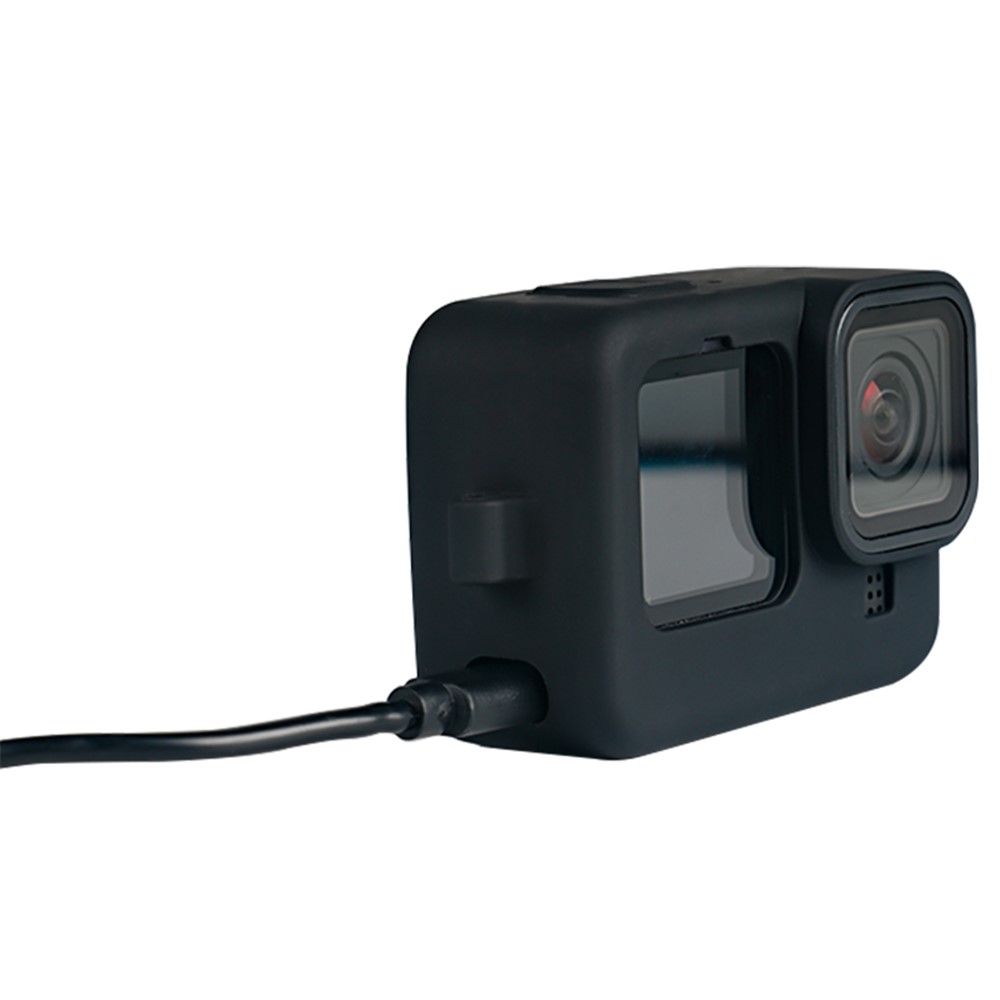 Soft Frame Silicone Case for GoPro Hero 9 Black - Black-9