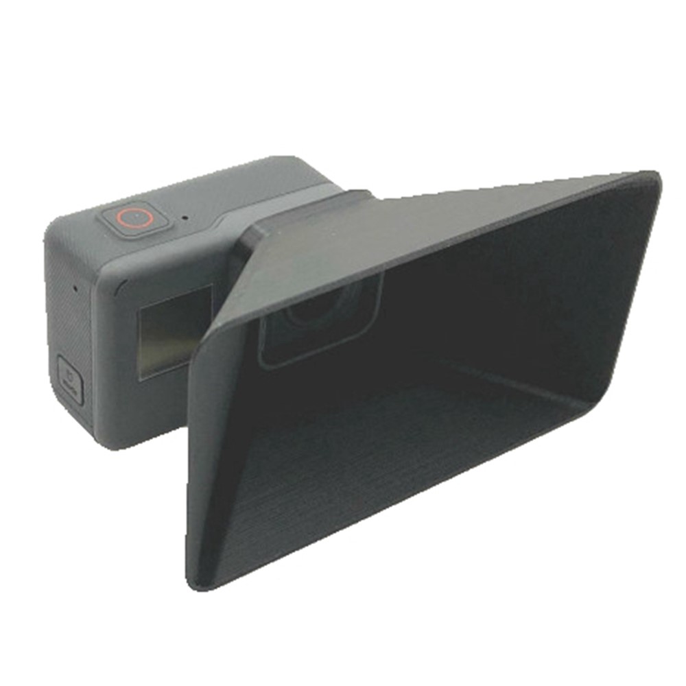 AT1169 Anti-glare Lens Hood Camera Bayonet Square Lens Hood (L Size) for GoPro Hero 5 6 7 Black Action Camera-2