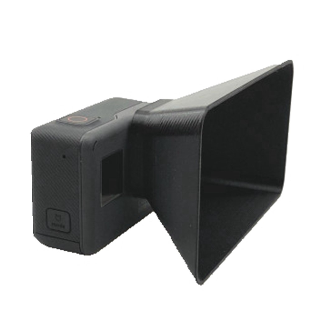 AT1169 Anti-glare Lens Hood Camera Bayonet Square Lens Hood (L Size) for GoPro Hero 5 6 7 Black Action Camera-4
