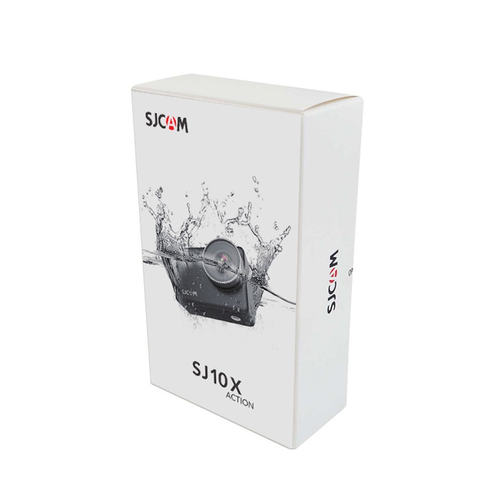 SJCAM SJ10X 4K 12MP Sports Action Caméra 10m Body Imperproof - le Noir