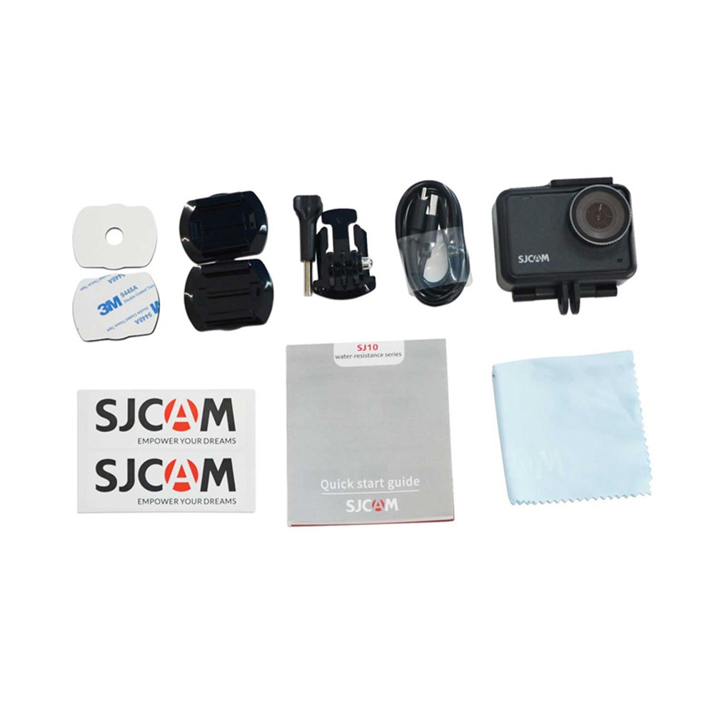 SJCAM SJ10X 4K 12MP Sport Action Camera 10 m Körper Wasserdicht - Schwarz