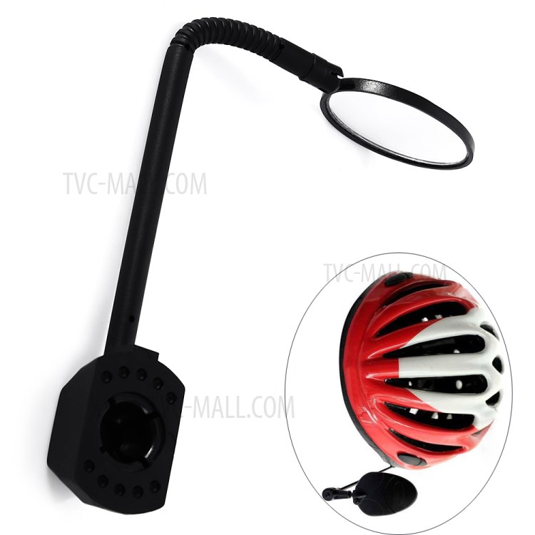 360 Degree Adjustable Rear View Mirror for Bicycle Safety Riding Helmet Mirror Accessory-1