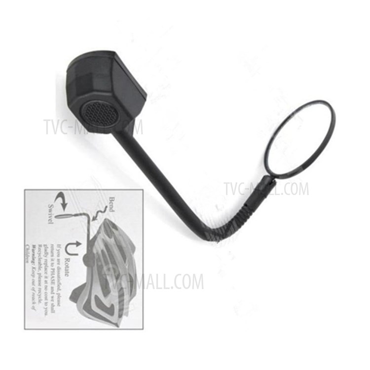 360 Degree Adjustable Rear View Mirror for Bicycle Safety Riding Helmet Mirror Accessory-4