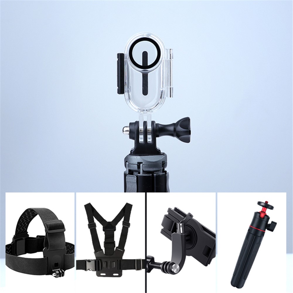 Für Insta360 Gehen 2 Wasserdichte Case Tauchen Gehäuse Mini Action Kamera Protector Cover-6