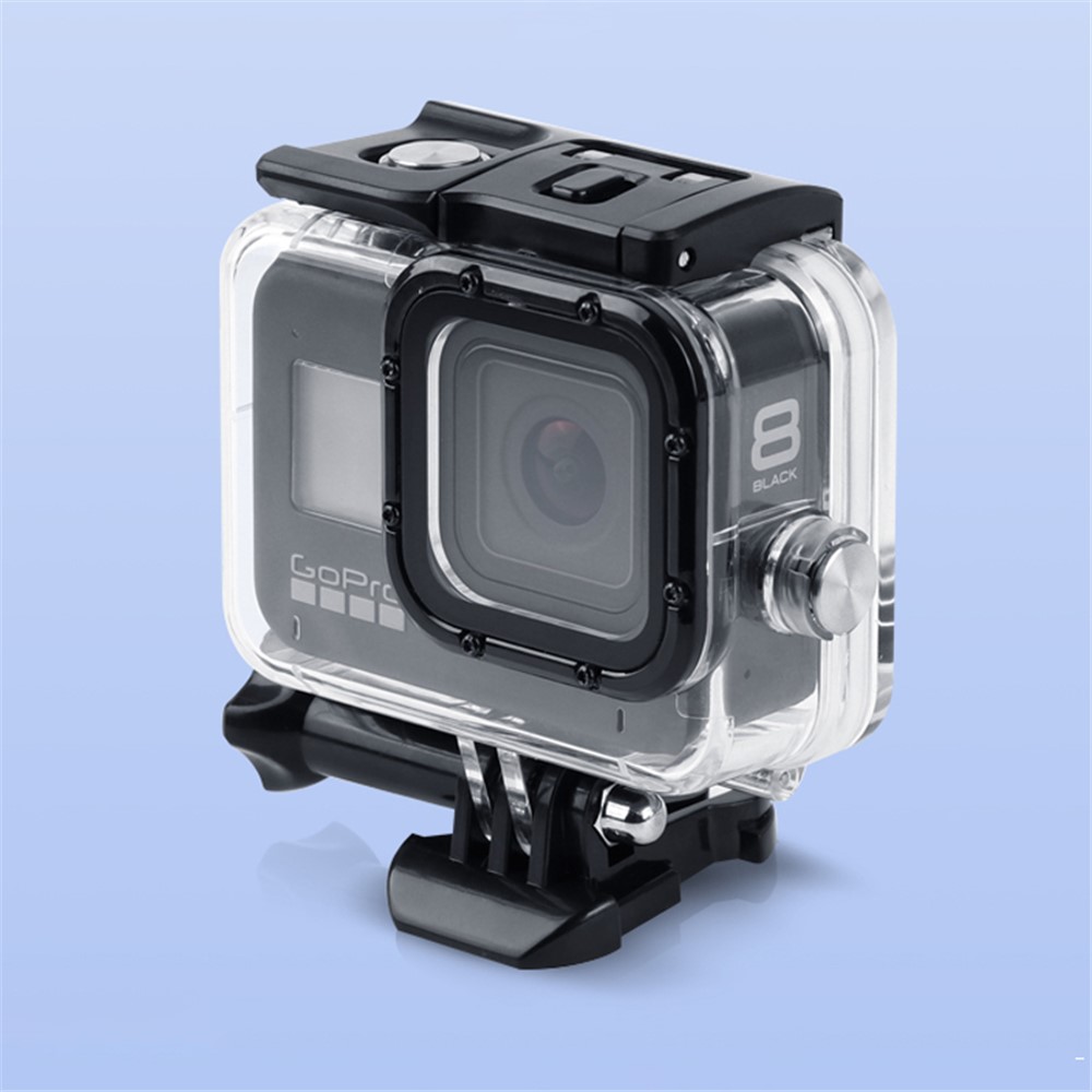 AT1220 45m Underwater Camera Waterproof Case Diving Shell Housing for GoPro Hero 8-3