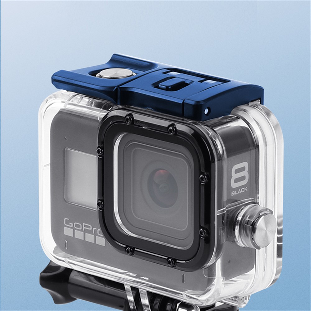 AT1220 45m Underwater Camera Waterproof Case Diving Shell Housing for GoPro Hero 8-6