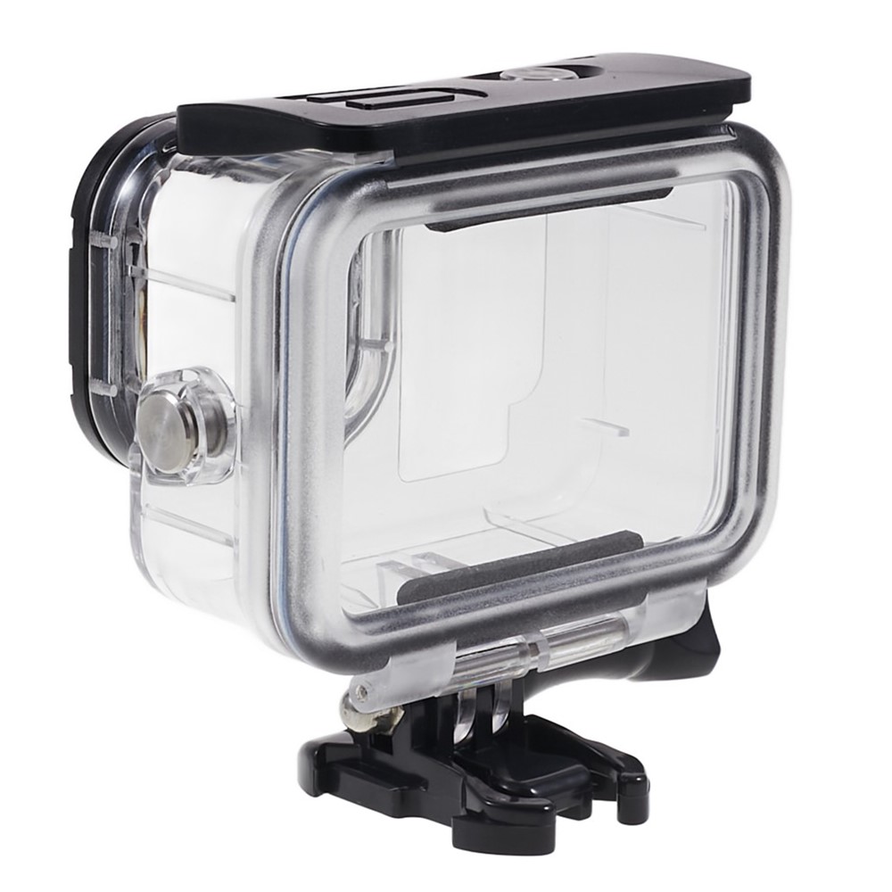AT1218 Underwater Camera Waterproof Case Tempered Glass Lens Protection Diving Shell with 3 Lens Filter for GoPro Hero 10/9-4